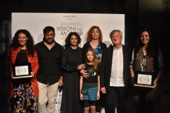 Da sinistra Costanza Quatriglio, Alessandro Focareta, Lorenza Indovina, Claudia Cipriani, Fabrizio Grosoli e Giulia Bertoluzzi
