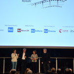 Cecilia Pagliarani, Fabrizio Grosoli, Paola Malanga di Rai Cinema e Gianni Amelio