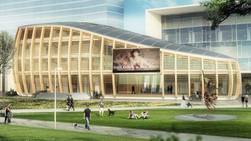 pavilion simulazione 3D