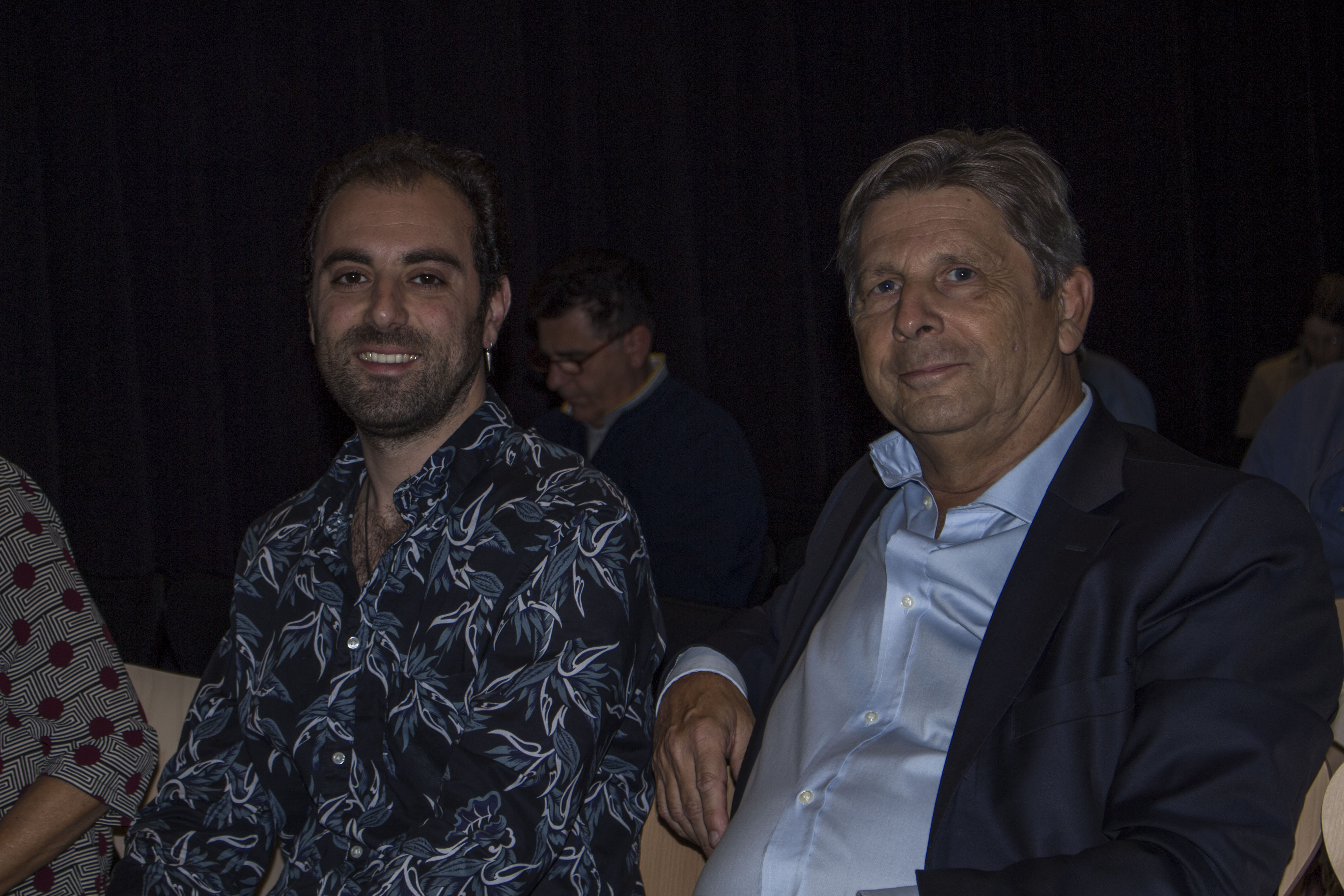 Francesco Bizzarri e Ziad Kalthoum, regista di TASTE OF CEMENT