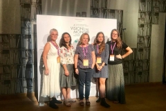 Incontro "Un Nuovo Sguardo Femminile sul Cinema del Reale". In foto da sinistra verso destra: Martina Melilli, Silvia Bellotti, Cristina Battocletti, Maria Tilli,Martina Di Tommaso.