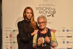 Yvonne Sciò con Rosita Missoni