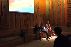 Premiazione Industry. Da sinistra Cinzia Masòtina, Francesco Bizzarri e Michaela Guenzi, Responsabile Comunicazione e Produzione Lombardia Film Commission