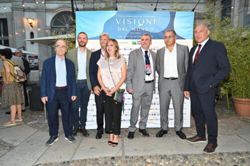 Francesco Bizzarri, Maurizio Nichetti, Cinzia Masòtina, Gianluca De Martino, regista, Emanuele Nespeca, produttore, Carmine e Giuseppe Abbagnale