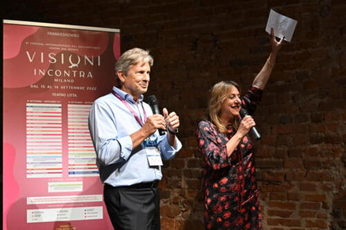 Francesco Bizzarri e Cinzia Masòtina, coordinatrice e advisor Visioni Incontra