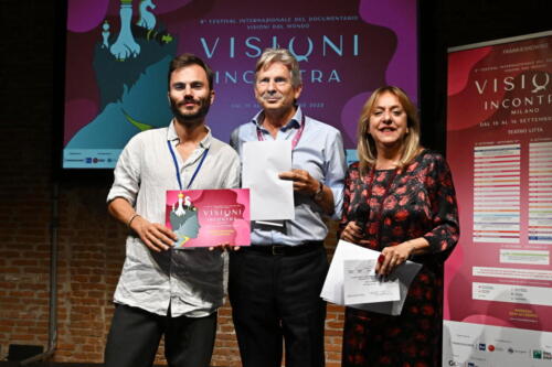 Premio Sottotitoli Lo Scrittoio a La Sal Negra, regista Nikola Lorenzin, con Francesco Bizzarri e Cinzia Masòtina