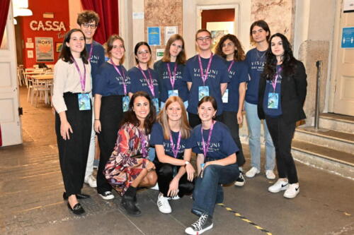 Volunteers of the 8th International Documentary Festival Visioni dal Mondo