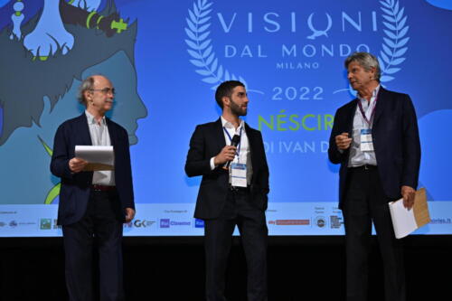 Premio della giuria popolare a "Nèsciri", Ivan D'Ignoti, Francesco Bizzarri e Maurizio Nichetti