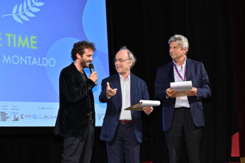 Menzione speciale new talent della giuria studenti a "One more time", Tommaso Montaldo, , Francesco Bizzarri e Maurizio Nichetti