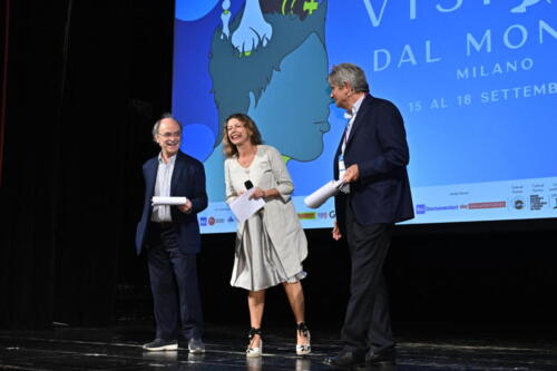 Francesco Bizzarri, Maurizio Nichetti e Amanda Sandrelli