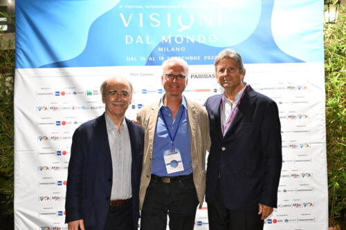 Francesco Bizzarri, Maurizio Nichetti, and Bjorn Jensen, international juror