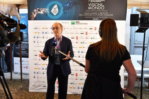 Maurizio Nichetti, Artistic Director of the 7th International Documentary Festival Visioni dal Mondo interviewed by Rai