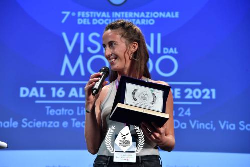 Miriam Cossu Sparagano Ferraye, director of “Pupus” winner of the BNL Gruppo BNP Paribas 2021 Best Italian Short Film Award