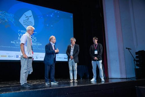 Roberto Minini Merot, director of “Tuk Ten” and Paolo Fresu, protagonist of the film with Maurizio Nichetti