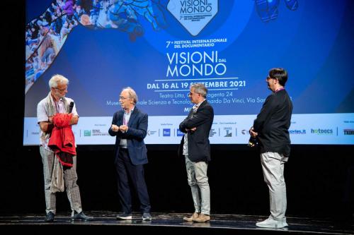 Roberto Minini Merot, regista di “Tuk Ten” e Paolo Fresu, protagonista del film con Maurizio Nichetti