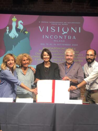 Diana de Marchi, Domizia de Rosa, Franco Bocca Gelsi,  Paolo Giacon e Cinzia Masòtina
