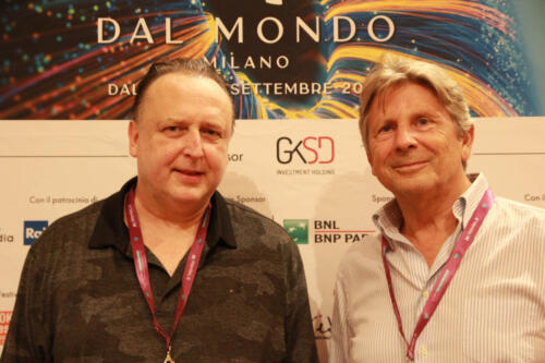 Martin Hans Schmitt, regista di How I survived the Pyongyang film festival, e Francesco Bizzarri