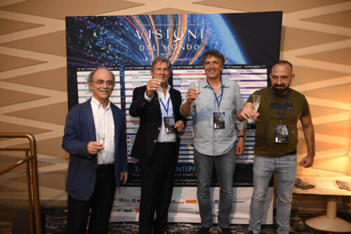 Maurizio Nichetti, Francesco Bizzarri, Albert Solé and Marc Marginedas