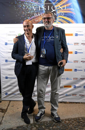 Luca Pelusi, Sky Italia commissioning editor, and Alessandro Arangio Ruiz, jury coordination responsible