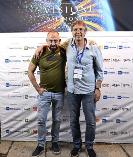 Albert Solé, director of Return to Raqqa, and Marc Marginedas, journalist